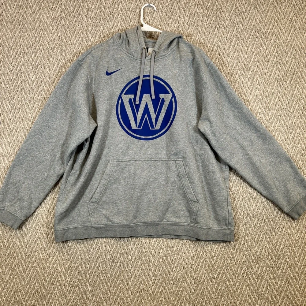Nike Hoodie Mens 3XL Gray Golden State Warriors NBA Sportswear CD3230-063